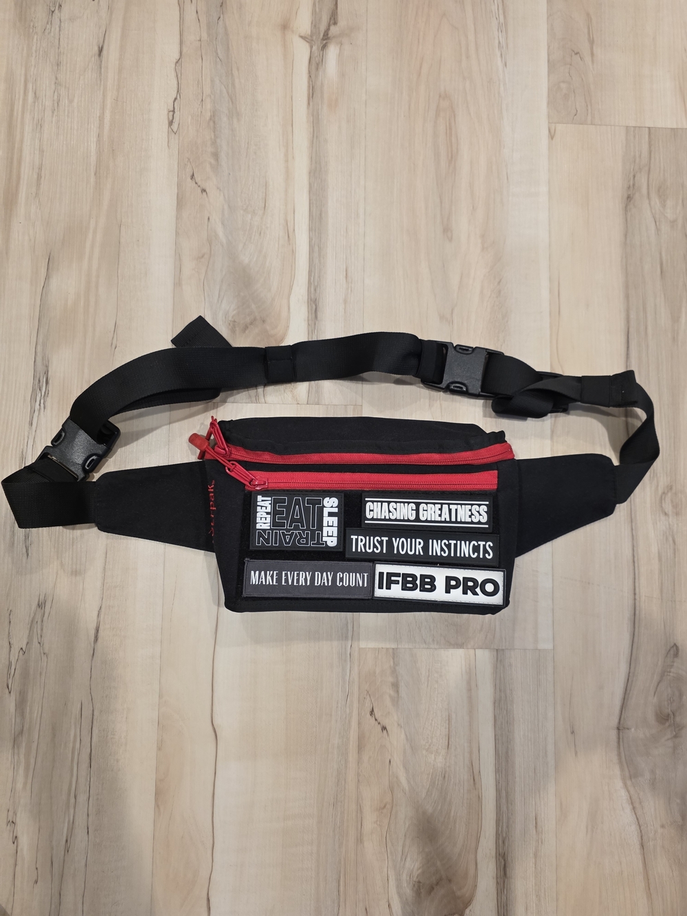 Wolf Pak 2019 Mr. Olympia Edition Black and Red Waist Pack — Fanny Pack